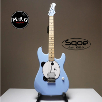 gitar elektrik sqoe Stratocaster SEST780 panda with humbucker bridge Wilkinson part sonic blue