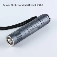 Convoy S21B with SST40 / XHP50.2 519A ,copper DTP/ ar-coated , Temperature protection,21700 flashlight,torch light