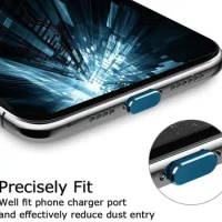 Metal Dust Plug for iPhone 14 13 Pro Max Protective Charging Port For ios Anti Dust Proof Cover Cap For Apple iPad Lighting Port