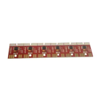 Chips Permanent for Mimaki JV300 / JV150 SB53 Cartridge 6 Colors CMYKLCLM