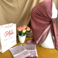 Hijab Voal Mirecle Premium By AnesHijab - Ukuran 110cm x 110cm - Wanita, Instan, Kerudung, Muslim, H