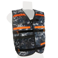 EKIND Kids Elite Camouflage Tactical Vest Compatible for Nerf Gun EVA Elite Series