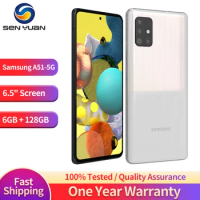 Samsung Galaxy A51 A516B/DS 5G Mobile Phone Dual SIM 6.5" 6GB RAM 128GB ROM 48MP+12MP+5MP*2+32MP CellPhone Octa Core SmartPhone