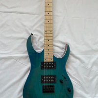 High-end Custom 6-String Ibanez Electric Guitar Blue Moon Gradient