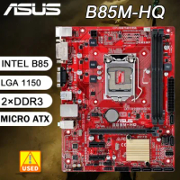 B85 Motherboard ASUS B85M-HQ Motherboard Socket 1150 2×DDR3 16GB PCI-E 3.0 4×SATA III USB3.0 Micro ATX support i3-4170 CPU