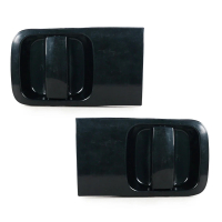 Corcoransu สำหรับ Hyundai H1 Grand Starex Imax I800 2007-2018 มือจับประตูเลื่อนด้านนอกภายนอก สีดำ 6B