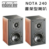 Indiana Line NOTA 240 X 書架式揚聲器/對-黑橡木