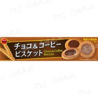 【Bourbon 北日本】巧克力風味&amp;咖啡風味餅乾 108g(效期：2024/08/31)