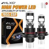 H7 H18 H11 Bi Led Headlight Bulbs 9005 9006 Led Projector Mini Lens 1:1 Wireless Automotive Projecto