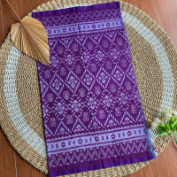 KAIN TENUN ENDEK MOTIF BATIK UNGU DIMENSI