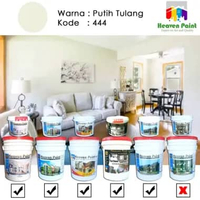 Cat Tembok Eksterior Waterproof HEAVEN PAINT 5kg | Pelapis Anti Bocor | Anti Air & Tahan Lama | Puti