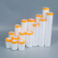 Nilon che bụi đa năng, bọc hàng, che chắn sơn, che đồ, bảo vệ nội thất, bọc hàng, Có một đầu dán CPT