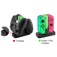 Game Controller Charger Gamepad Joystick Charging Holder Stand for Nintendo Switch Switch Lite Joy-con