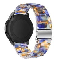 20mm22mm通用錶帶 適用於三星22MM樹脂錶帶20MM新款智能手錶帶通用華為款錶帶 華為GT2錶帶
