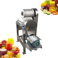 1.5t/h Mango Apple Lemon Juicers Automatic Orange Squeezer Industrial Fruit Vegetable Slow Juicer Crusher Extractor Machine