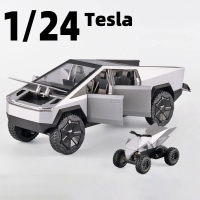 [Feiduu] mô hình xe tải điện tử Tesla 1:24 Mô hình xe ô tô hợp kim 3 mô hình đồ chơi mô phỏng âm thanh và ánh sáng mô phỏng xe ô tô đồ chơi Quà tặng