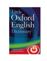 LITTLE OXFORD ENGLISH DICTIONARY (HARD COVER)