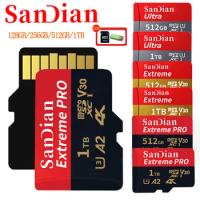 Original SD Card 128GB 256GB 512G Micro TF Card 1TB Memory Card High Speed TF Flash Card For Mobile phone/Laptop/Desktop
