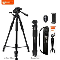 MJ MIXIO 3522 170CM PREMIUM Tripod+Bluetooth Remote+Bag Profesional Berkualitas 3522 1.7M