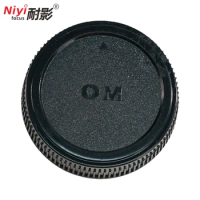 Camera Front Cap Rear Lens Cap Cap Kit Cover Protector for Olympus Cover Anti-dust Mount Protection Plastic Black for Olympus OM