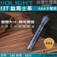 【Olight】電筒王 i3T-Ti Timascus 限量 鈦馬士革(經典EDC 180流明 手電筒 防水 AAA電池)