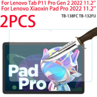 2PCS Tempered Glass For Lenovo Tab P11 Pro Gen 2 11.2 inch 2022 Screen Protector Film For Xiaoxin Pad Pro 2022 11.2 TB-138FC
