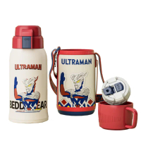 【Mua 姆兒選品】BEDDYBEAR奧特曼保溫杯賽羅3D浮雕316超人力霸王600ML(兒童水壺 不鏽鋼保溫杯 不銹鋼水壺)