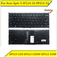 For Acer Spin 5 SF114-32 SP513-51/52N SP513-53NSP -52NP Notebook Keyboard with Backlight New Original for Acer Notebook