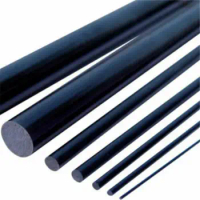 10pcs~1pcs Round Carbon Fiber Bar Rod Tool For RC Airplane Matte Pole OD:1-18mm Length: 100~500mm