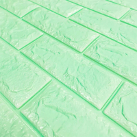 3D壁貼-環保磚紋壁貼｜厚度6mm 立體磚紋壁紙 仿壁磚防撞 超厚超軟隔音（四色）
