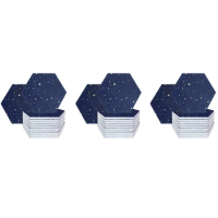 36 Pack Starry Sky Hexagon Acoustic Panels,Sound Proofing Padding,Sound Absorbing Panel For Studio Acoustic Treatment