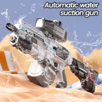 Electric Water Gun High-Tech Automatic Water Soaker Guns Large Capacity Games High Pressure Water Gun Toys for Kids Summer Toy