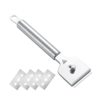 Multifunction Glass Ceramic Hob Scraper Cleaner Remover With Blade For Cleaning Oven Cooker Tools Utility Knife Kitchen Floor