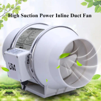 Stok Tersedia UM Exhaust Fan 4-8 inci double speed bertekanan saluran kipas ventilator kipas kipas e