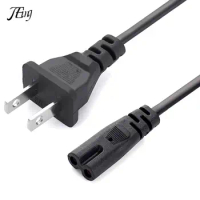 EU Power Cable 2pin IEC320 C7 US Power Extension Cord For Dell Laptop Charger Canon Printer Radio Speaker PS4 XBOX LG Sony