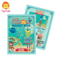 【BabyTiger虎兒寶】遊戲書系列 TIGER TRIBE遊戲磁鐵口袋書 - 機器人星球