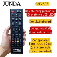 Remote Pengganti untuk ChangHong LCD LED TV JUNDA CHG-803