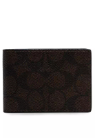 Coach Signature 帆布對摺銀包 (me)