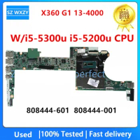 For Spectre X360 G1 13-4000 Laptop Motherboard W/8GB RAM I5-5300u I5-5200u CPU 808444-601 808444-001 DA0Y0DMBAF0 MB