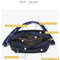 EPOL Shoulder Bags for Women 2024 New Adjustable Straps High Quality Shopping Exquisite Multiple Pockets Crossbody Bag 6006-14