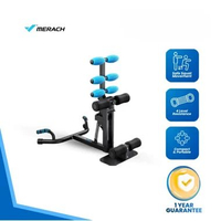 MERACH - Squat Trainer Machine Adjustable Resistance Blue Black