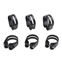 Super Light Carbon Bike Seat Clamp 31.8mm 34.9mm Carbon Fiber MTB Mountain Bicycle Seatpost Clamps Titanium/Stainless Steel Bolt