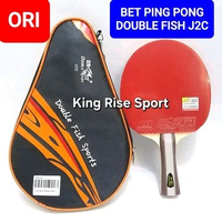 Bet / Bat Ping Pong / Tenis Meja DOUBLE FISH J Series J1C s/d J9C - ORI IMPORT J2C