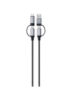 สายชาร์จ 4 In 1 (สีดำ) รุ่น 4 IN 1 Cable Metalli