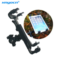 Xnyocn 7"-11" Bicycle Bike Motorcycle Adjustable Angles Bracket Tablet Holder Stand for Ipad Air Mini 2 3 4 Tablet Holder Mount