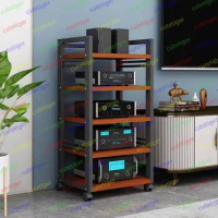B-604 Multi Layer Amplifier Rack Tube Amplifier Cabinet CD Fever Sound Storage Rack Home Theater Equipment Foot Stand Cabinet