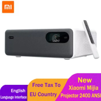 Xiaomi Mijia Laser Projector 2400 ANSI Lumens 1920*1080P Full HD Projector Home Cinema Beamer Android Wifi MIUI TV Projector