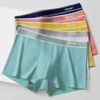 1Pcs Boxer Shorts Men's Underwear Sexy Panties Cotton Boxers Man Underpant Comfortable and Fit U Convex Lingerie Plus Size L-6XL