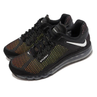 【NIKE 耐吉】休閒鞋 Air Max 2013 / STUSSY 黑 黑 彩虹 倒鉤 男鞋 氣墊 聯名款(DO2461-001)