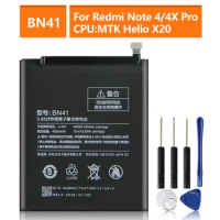 Replacement Battery For xiaomi Redmi Note 4 Pro Note4 Redrice Note 4 Note 4X High-end Version BN41 Rechargeable 4100mAh